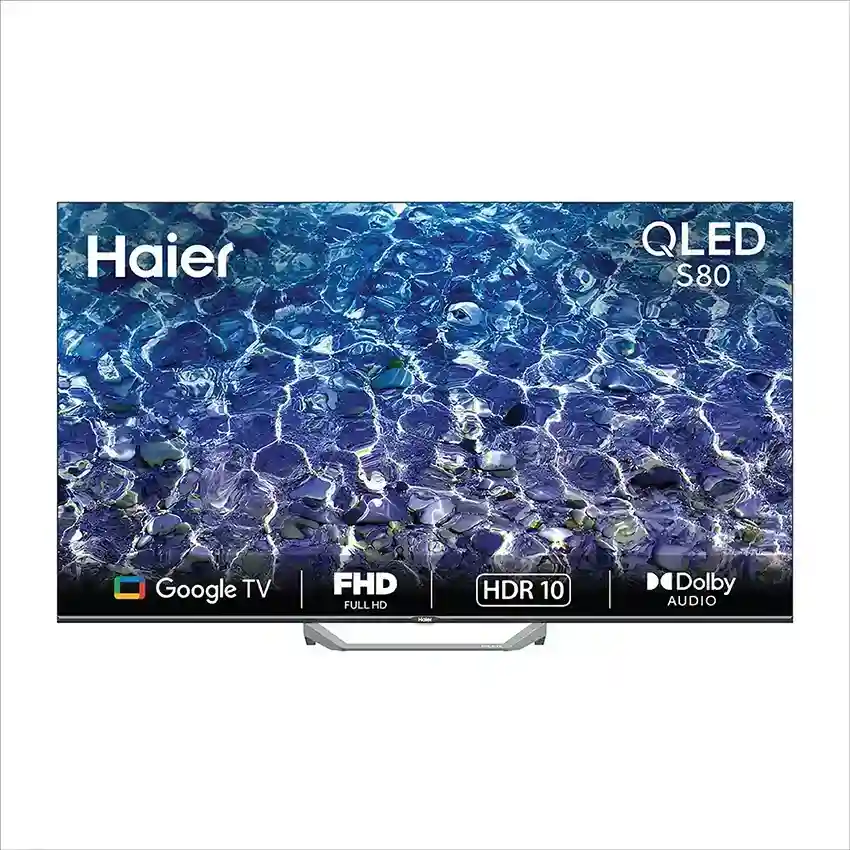 Haier New S80 Series QLED 109 cm (43) Full HD Smart Google TV | HDR10 | Dolby Audio| (S80GFX)